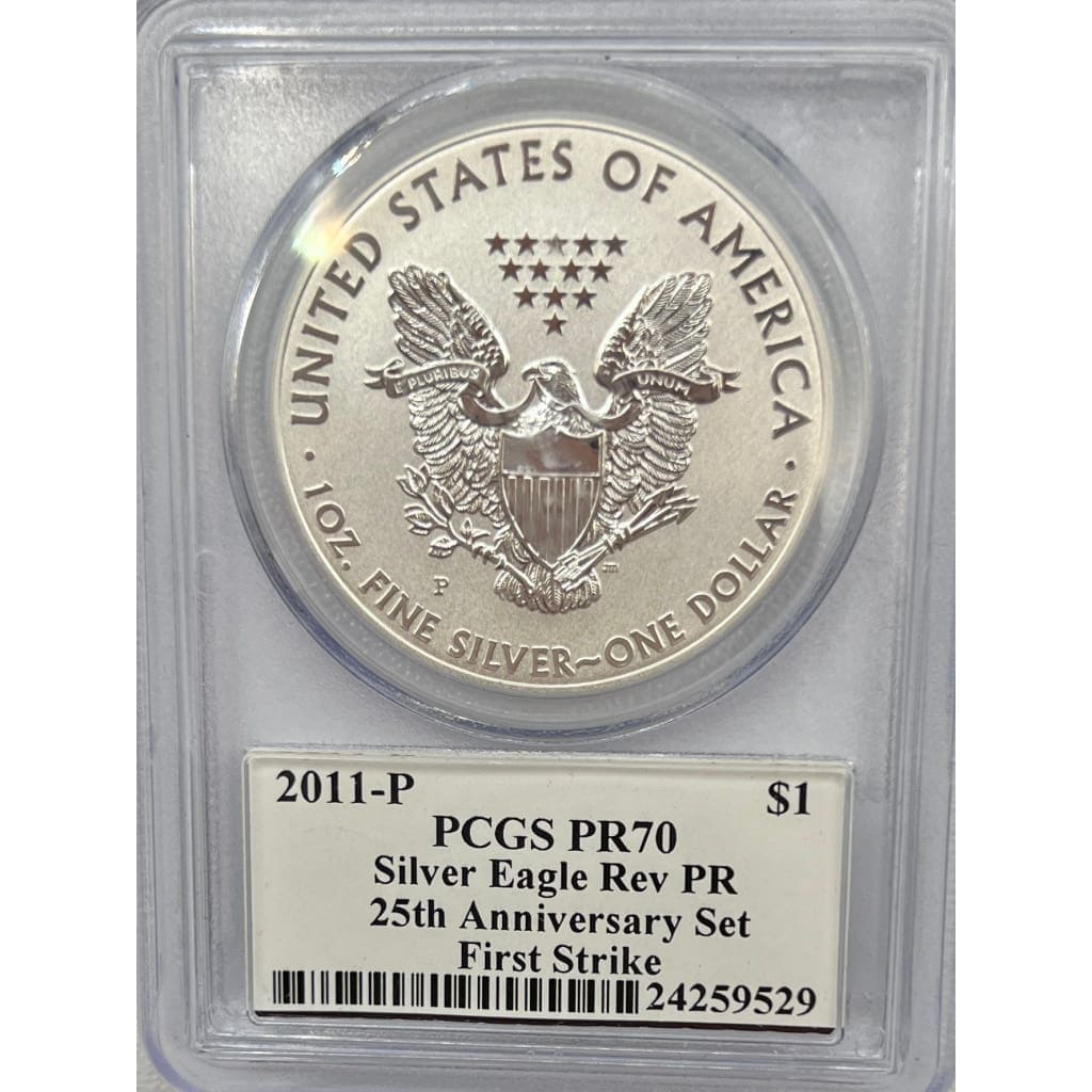 2011 PCGS PR70 SILVER EAGLE DOLLAR