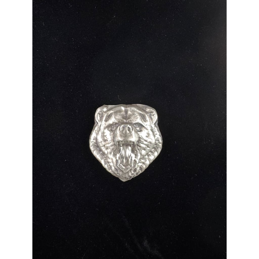 3 Troy Oz MK BARZ ’BEAR’.999 FS Hand Poured