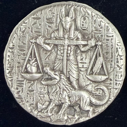 1 ozt. MK BarZ "Anubis Returns" .999 FS Hand Poured