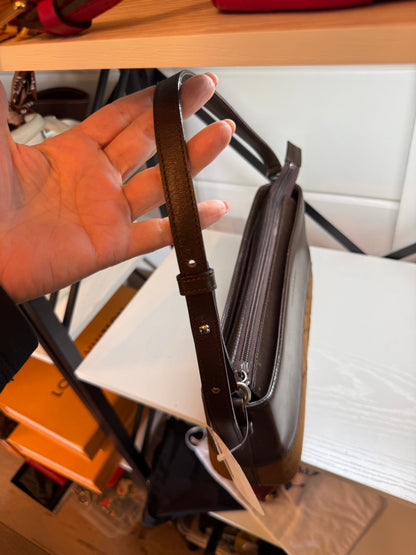 Burberry Leather and Suade Shoulder Bag