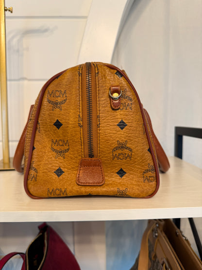 MCM Medium Boston Bag