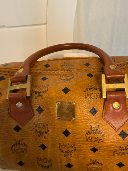 MCM Medium Boston Bag