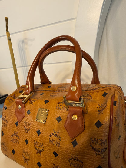 MCM Medium Boston Bag