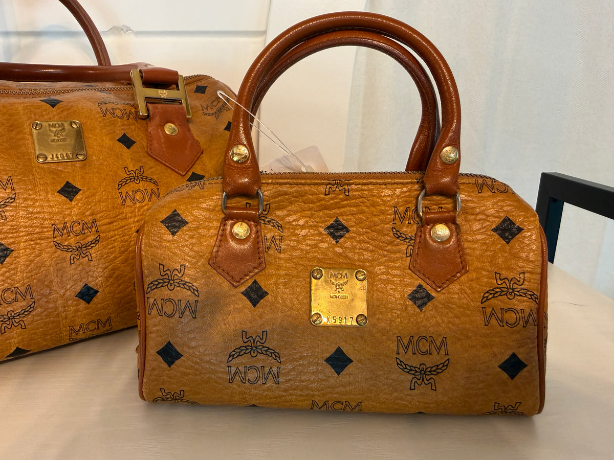 MCM Mini Boston Bag