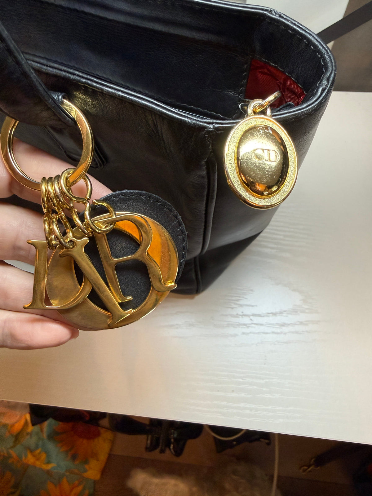 Dior Cannage Vintage Small Tote