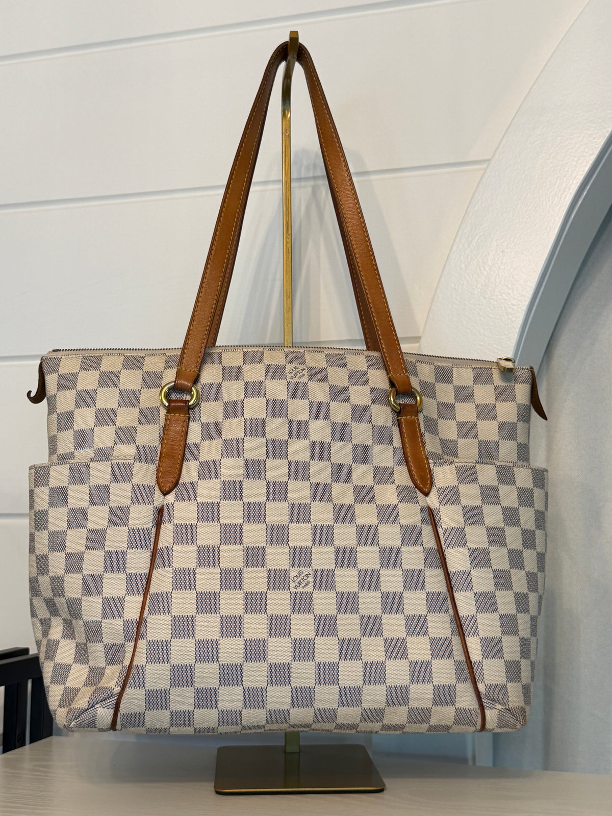 Louis Vuitton Damier Azur Totally PM Shoulder Bag