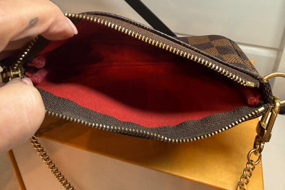 Louis Vuitton Damier Ebene Mini Pouchette