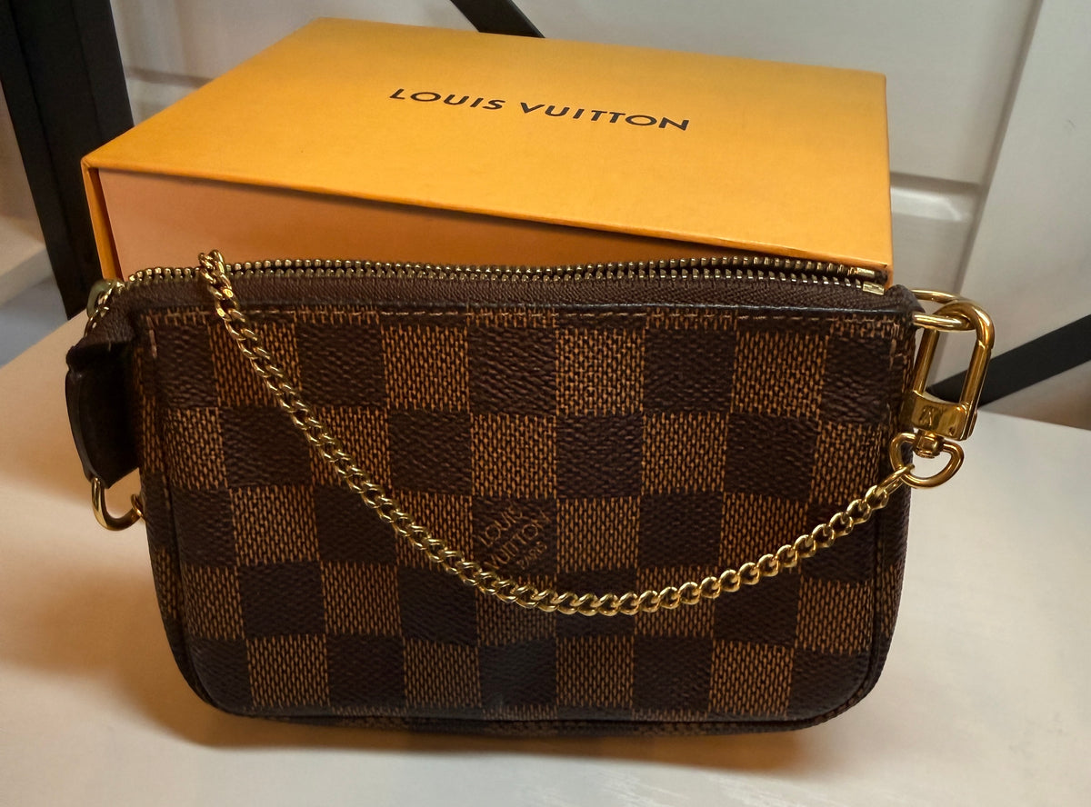 Louis Vuitton Damier Ebene Mini Pouchette