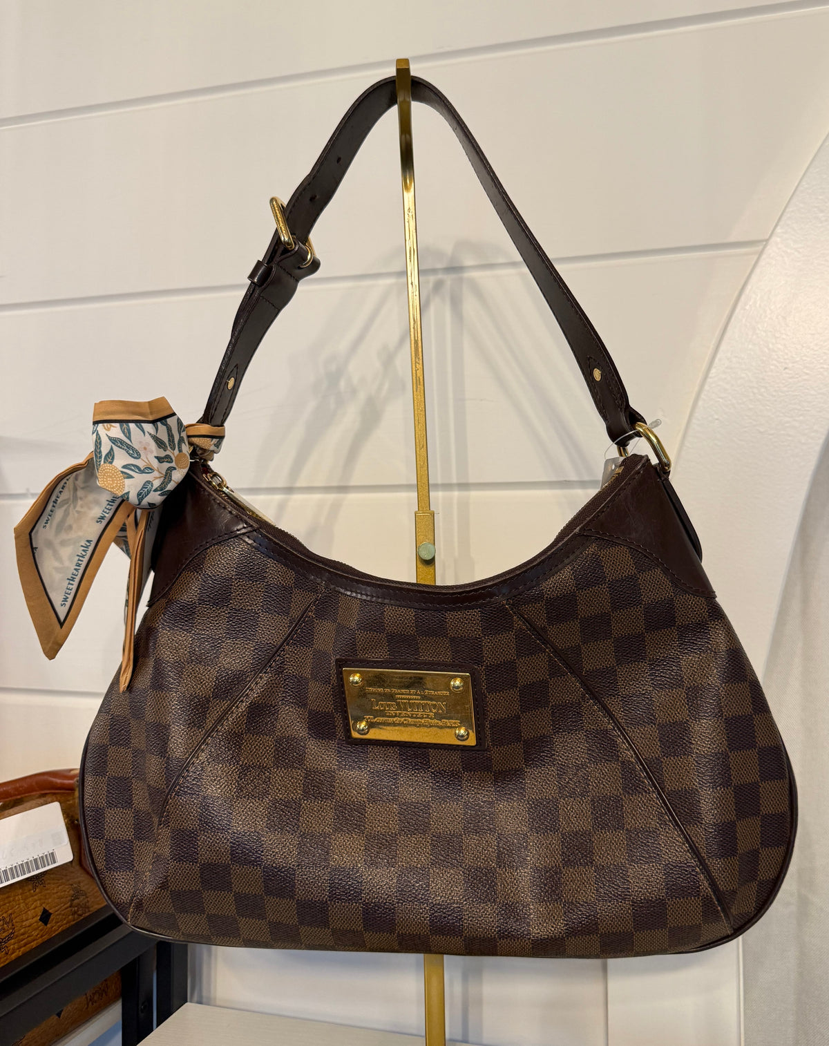 Louis Vuitton Damier Thames PM Shoulder Bag