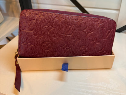Louis Vuitton Monogram Empreint Zippy Wallet