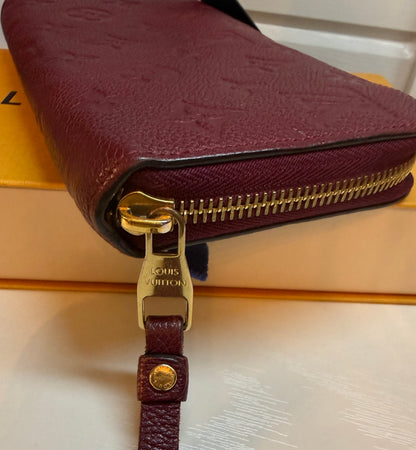 Louis Vuitton Monogram Empreint Zippy Wallet