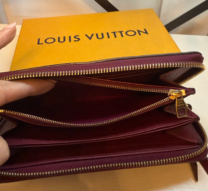 Louis Vuitton Monogram Empreint Zippy Wallet