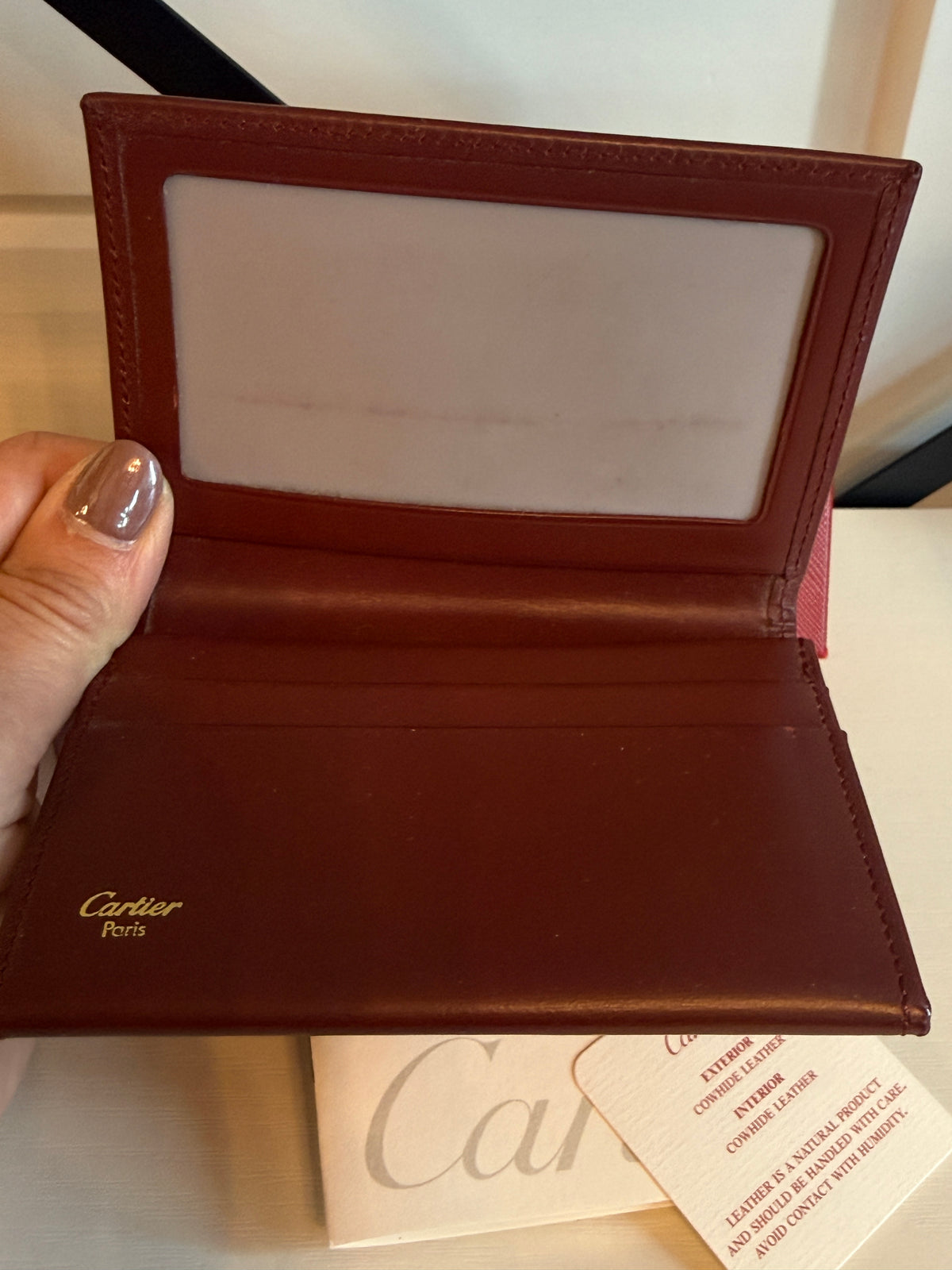 Cartier Vintage Card Case in the Box - NEW