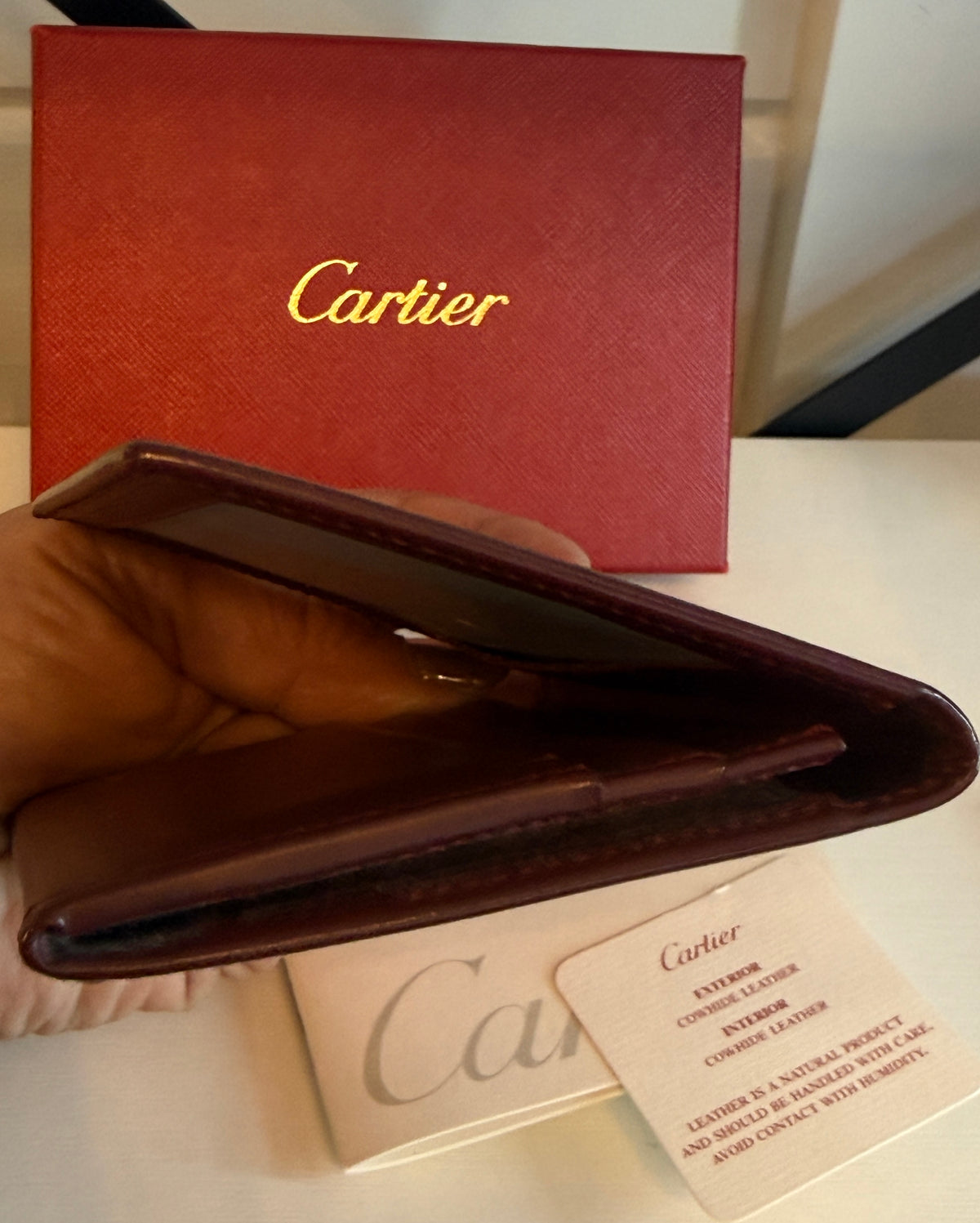 Cartier Vintage Card Case in the Box - NEW