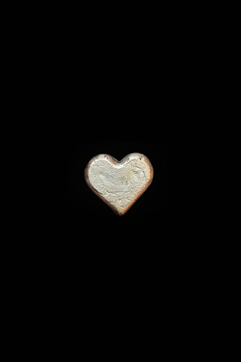 .25 ozt MK BarZ "Mini Heart" Hand Poured .999 FS
