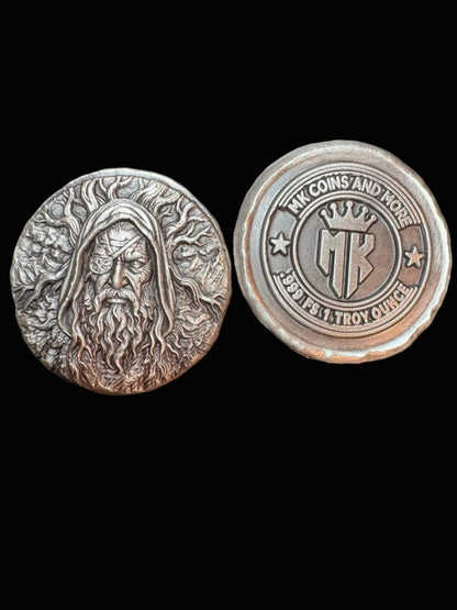 1 ozt MK BarZ "Odin" Hand Poured .999 FS