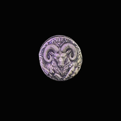 1 ozt MK BarZ "Aries" Hand Poured .999 FS
