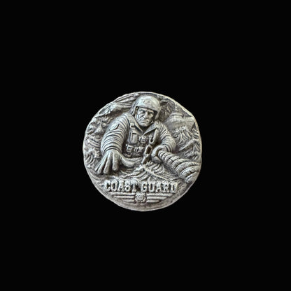 1 ozt MK BarZ "Coast Guard in Action" Hand Poured .999 FS