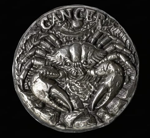 1 ozt MK BarZ "Cancer" Astrological Series Hand Poured .999 FS