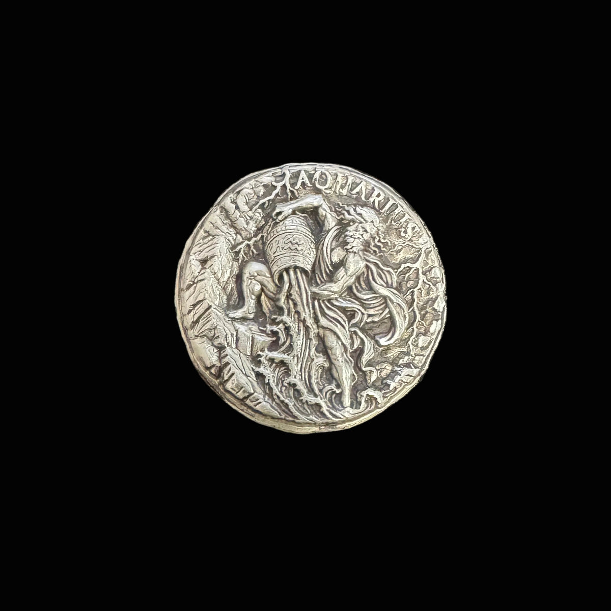 1 ozt MK BarZ "Aquarius" Hand Poured .999 FS