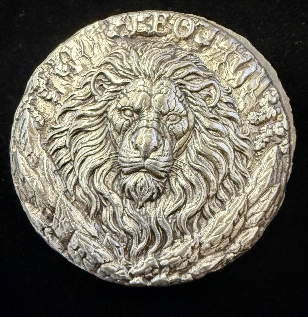 1 ozt MK BarZ "Leo" Hand Poured .999 FS