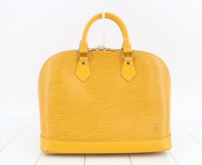 Louis Vuitton Yellow Epi Leather Alma