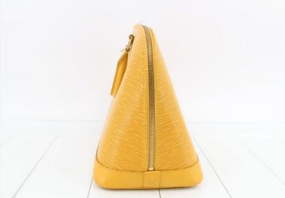 Louis Vuitton Yellow Epi Leather Alma