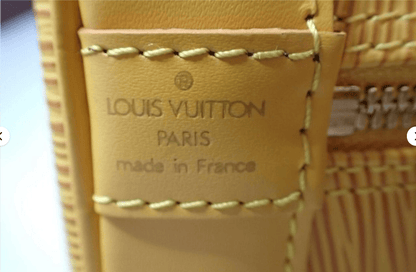 Louis Vuitton Yellow Epi Leather Alma