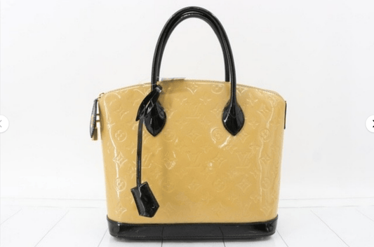 Louis Vuitton Louis Vuitton Lockit PM Black & Neutrals Vernis