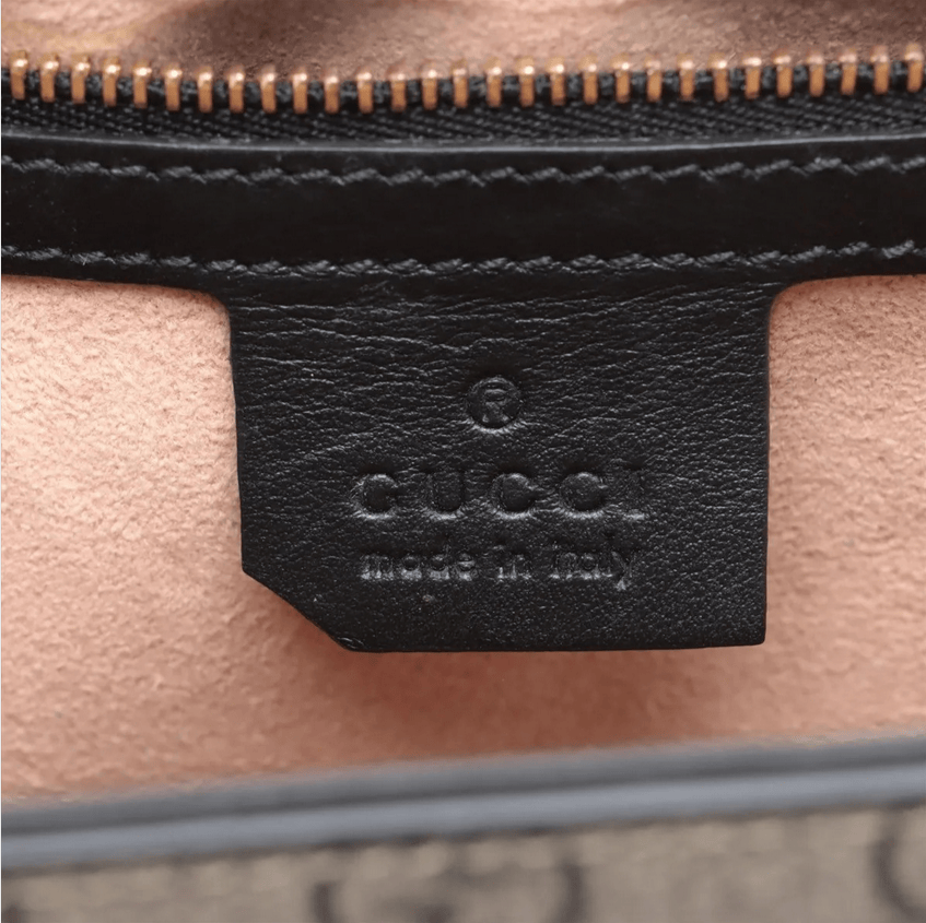 Gucci GG Supreme PVCx leather Chain Shoulder Bag