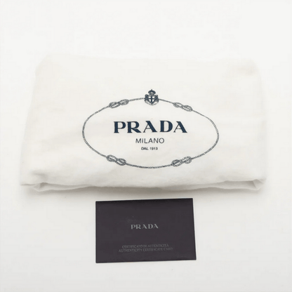 Prada Saffiano Lux Leather Hand Bag Black