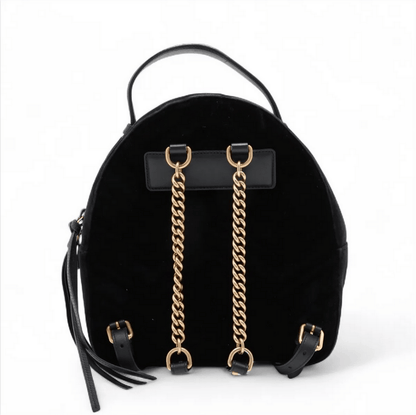 Gucci GG Marmont Velour Backpack Black