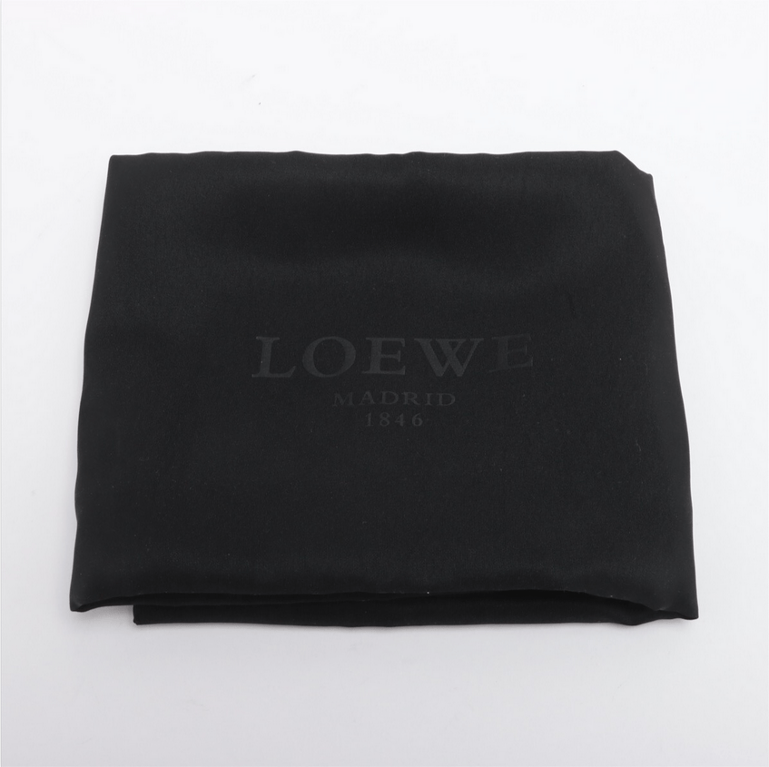 Loewe Amazona 44 Boston Weekender Bag Rhinestone Studded Suede Brown