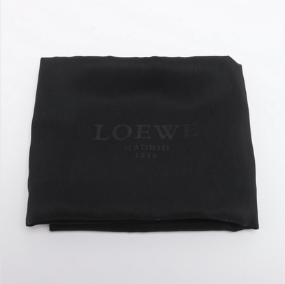 Loewe Amazona 44 Boston Weekender Bag Rhinestone Studded Suede Brown