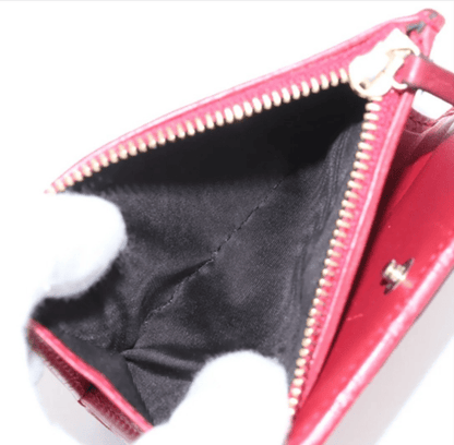 Gucci Micro Guccissima Red Compact Wallet