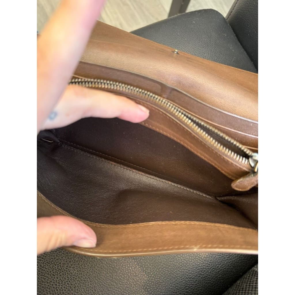 Bottega Veneta Intrecciato Brown Continental Bifold Wallet (MSRP $1000