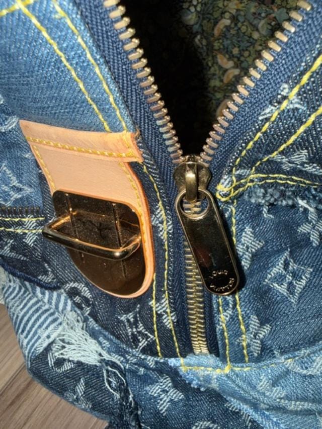 Louis Vuitton Denim Patchwork Bowly Bag - Marc Jacobs Designed