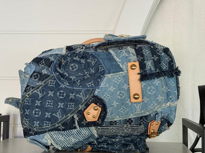 Louis Vuitton Denim Patchwork Bowly Bag - Marc Jacobs Designed