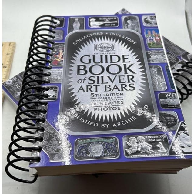 BRAND NEW COMPACT Archie Kidd’s 5th Edition Guide Book of Silver Art Bars & Art Rounds
