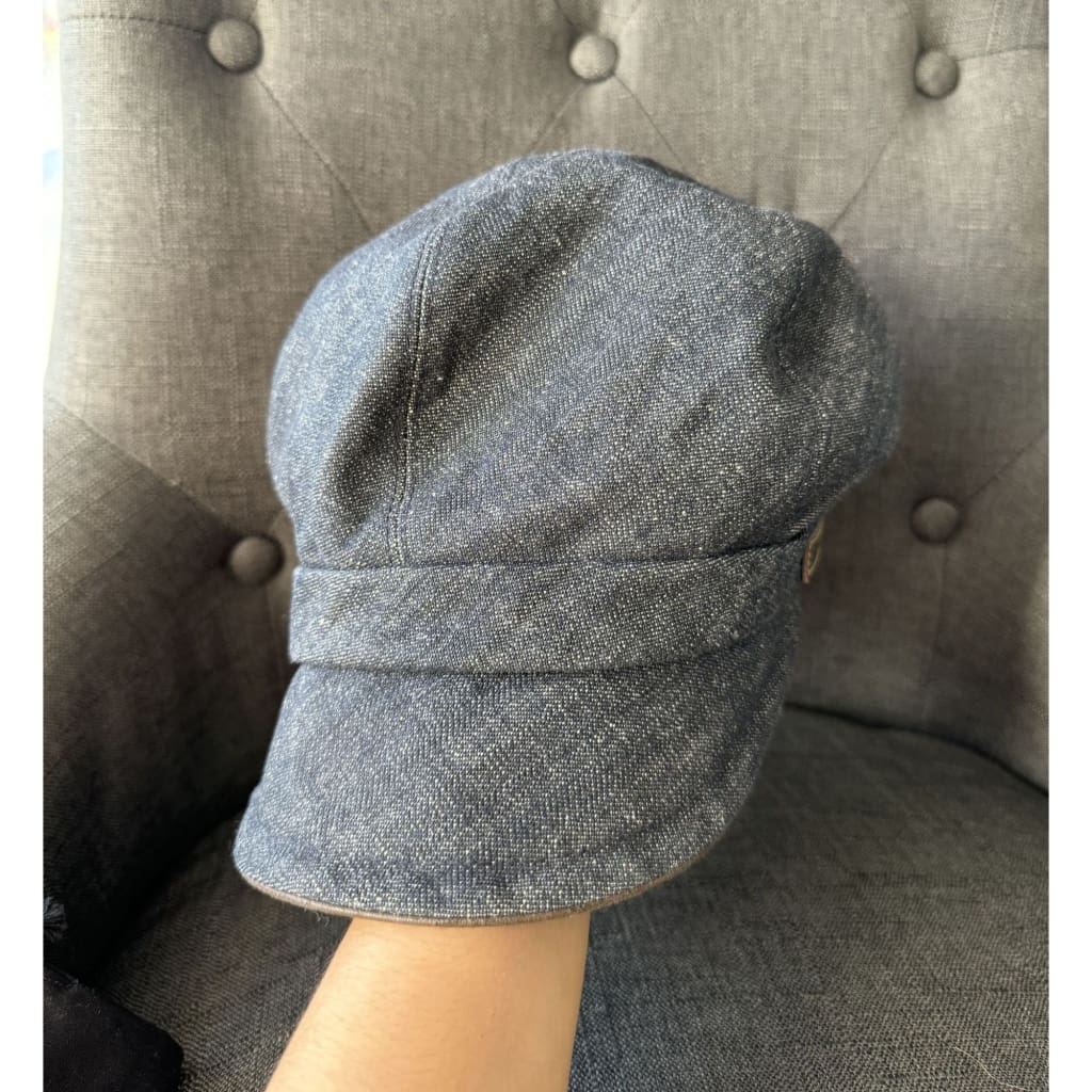 Burberry Blue Label Denim Newsboy Hat - one size / blue / denim