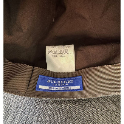 Burberry Blue Label Denim Newsboy Hat - one size / blue / denim