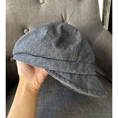 Burberry Blue Label Denim Newsboy Hat - one size / blue / denim