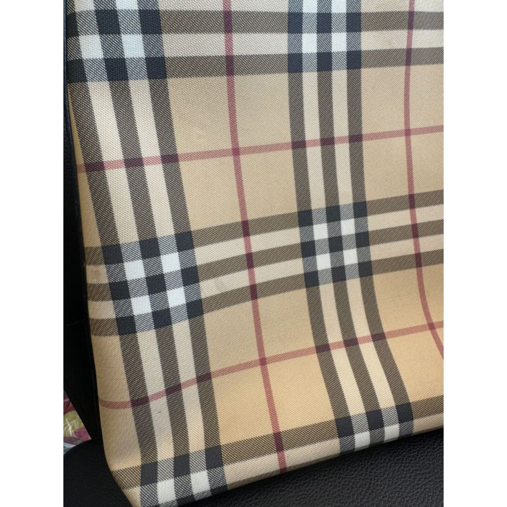 Burberry Check Shoulder Bag (MSRP $1750 + ) - Small / Canvas( + 1) / Shoulder Bag