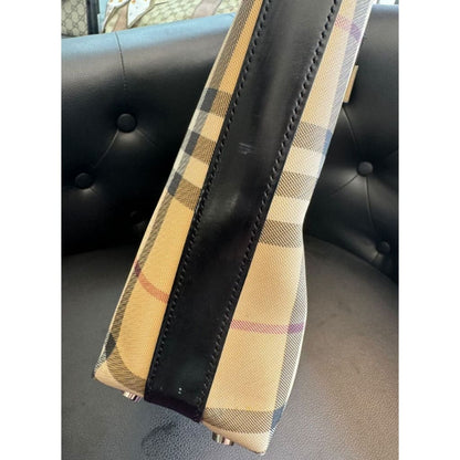 Burberry Check Shoulder Bag (MSRP $1750 + ) - Small / Canvas( + 1) / Shoulder Bag