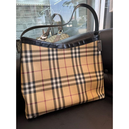 Burberry Check Shoulder Bag (MSRP $1750 + ) - Small / Canvas( + 1) / Shoulder Bag