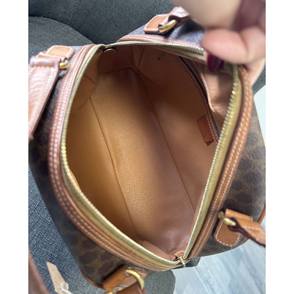 Celine Vintage Macadam Half Moon Handbag – MK BARZ AND BULLION