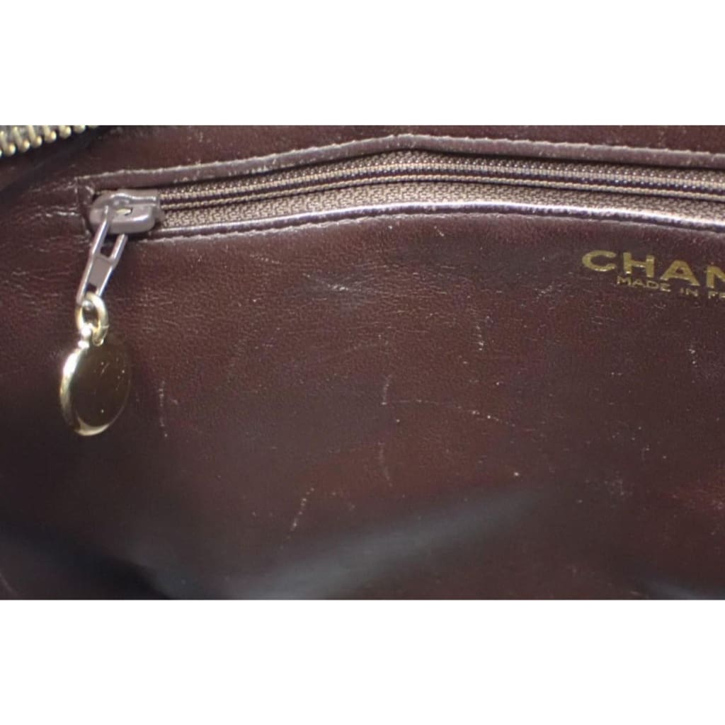 CHANEL Caviar Quilted Medallion Tote Brown - brown / leather / Tote