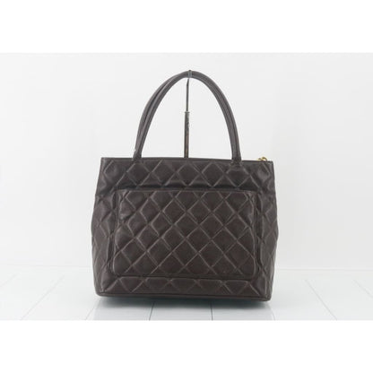 CHANEL Caviar Quilted Medallion Tote Brown - brown / leather / Tote