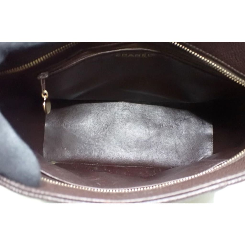CHANEL Caviar Quilted Medallion Tote Brown - brown / leather / Tote