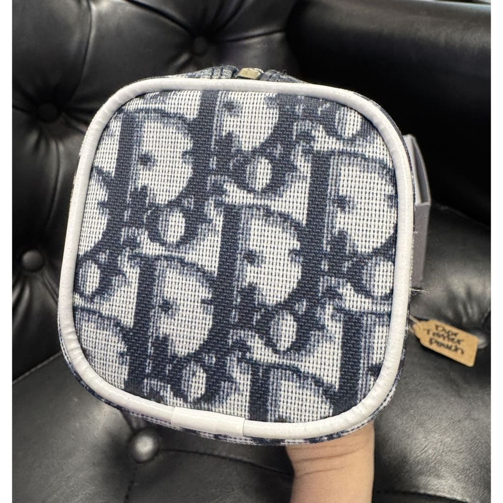 Dior Trotter Makeup Pouch - blue / Trotter / makeup pouch